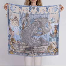 Load image into Gallery viewer, SABINA SAVAGE 90 CM SILK TWILL SCARF