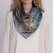 Load image into Gallery viewer, SABINA SAVAGE 90 CM SILK TWILL SCARF