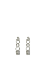 Load image into Gallery viewer, PETITE PAVE CHAIN EARRINGS