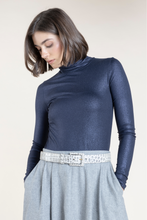 Load image into Gallery viewer, MAJESTIC METALLIC TURTLENECK
