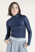 Load image into Gallery viewer, MAJESTIC METALLIC TURTLENECK