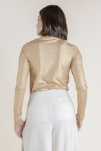 Load image into Gallery viewer, MAJESTIC METALLIC TURTLENECK
