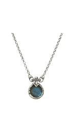 Load image into Gallery viewer, MINI GOLD VECCHIO LABRADORITE NECKLACE