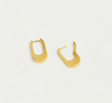Load image into Gallery viewer, CROSBY HINGED HUGGIE HOOPS