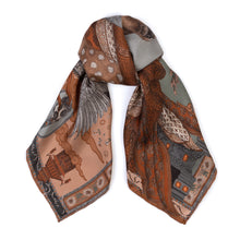 Load image into Gallery viewer, SABINA SAVAGE 90CM SILK TWILL SCARF