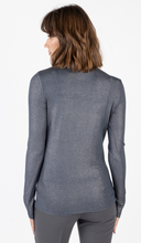Load image into Gallery viewer, MAJESTIC METALLIC TURTLENECK