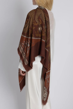 Load image into Gallery viewer, SABINA SAVAGE 135 CM WOOL SILK SCARF (Chasing the Pearl)
