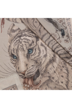 Load image into Gallery viewer, SABINA SAVAGE 135 CM WOOL SILK SCARF (Zouyou, Cry the Deer)
