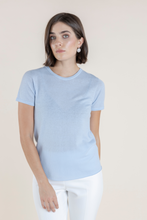 Load image into Gallery viewer, MAJESTIC CASHMERE SS TEE
