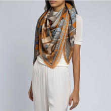 Load image into Gallery viewer, SABINA SAVAGE 135CM SILK TWILL SCARF
