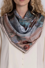 Load image into Gallery viewer, SABINA SAVAGE 90 CM SILK TWILL SCARF (The Medici Cheetah)
