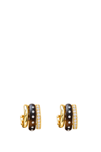 Load image into Gallery viewer, WOODEN TRIPLE HOOP EARRINGS
