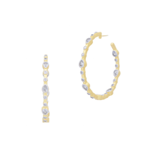 Load image into Gallery viewer, TEARDROP HOOP EARRINGS
