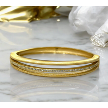 Load image into Gallery viewer, LUMIERE PAVE BANGLE

