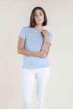 Load image into Gallery viewer, MAJESTIC CASHMERE SS TEE
