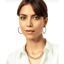 Load image into Gallery viewer, TEARDROP HOOP EARRINGS
