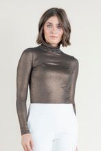 Load image into Gallery viewer, MAJESTIC METALLIC TURTLENECK
