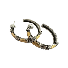 Load image into Gallery viewer, VINTAGE SILVER ALMA HOOPS
