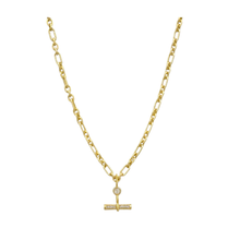 Load image into Gallery viewer, MINI HALO BYRON TOGGLE NECKLACE
