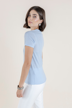 Load image into Gallery viewer, MAJESTIC CASHMERE SS TEE

