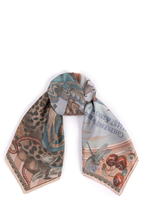 Load image into Gallery viewer, SABINA SAVAGE 90 CM SILK TWILL SCARF (The Medici Cheetah)
