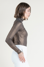 Load image into Gallery viewer, MAJESTIC METALLIC TURTLENECK

