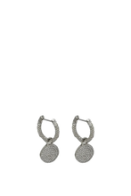 Load image into Gallery viewer, CRYSTAL HUGGIES WITH SLIDE ON PAVE DISC
