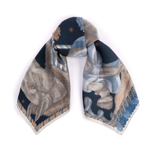 Load image into Gallery viewer, SABINA SAVAGE 90 CM SILK TWILL SCARF
