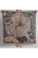 Load image into Gallery viewer, SABINA SAVAGE 135 CM WOOL SILK SCARF (Zouyou, Cry the Deer)
