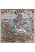 Load image into Gallery viewer, SABINA SAVAGE 90 CM SILK TWILL SCARF (The Medici Cheetah)
