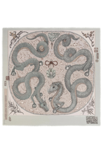 Load image into Gallery viewer, SABINA SAVAGE 135 CM WOOL SILK SCARF (Chasing the Pearl)
