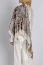 Load image into Gallery viewer, SABINA SAVAGE 135 CM WOOL SILK SCARF (Zouyou, Cry the Deer)
