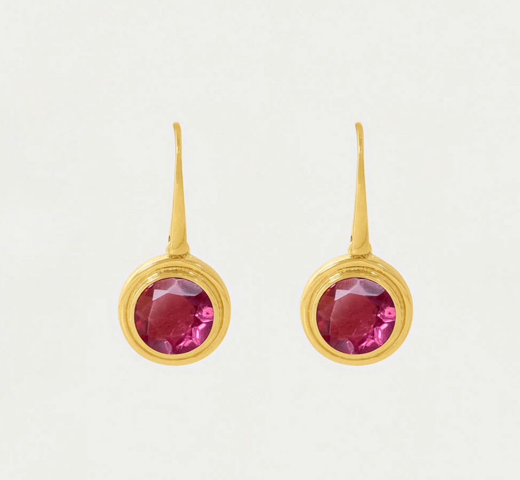 SIGNET GEMSTONE EARRINGS