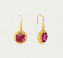 Load image into Gallery viewer, SIGNET GEMSTONE EARRINGS
