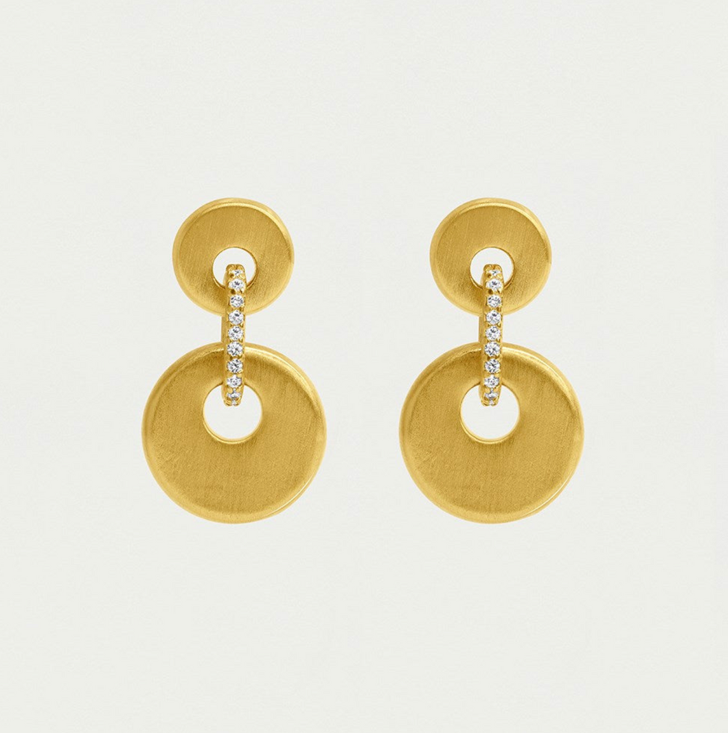 PETITE PAVE MINI DROP EARRINGS