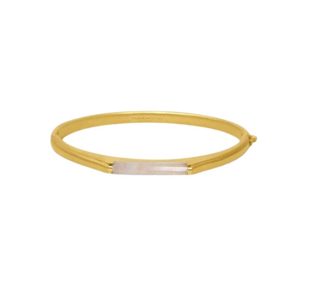 REVIVAL HINGE GEMSTONE BANGLE