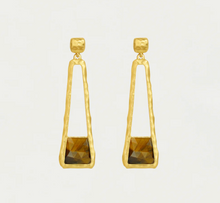 Load image into Gallery viewer, NOMAD MINI GEMSTONE DROP EARRINGS
