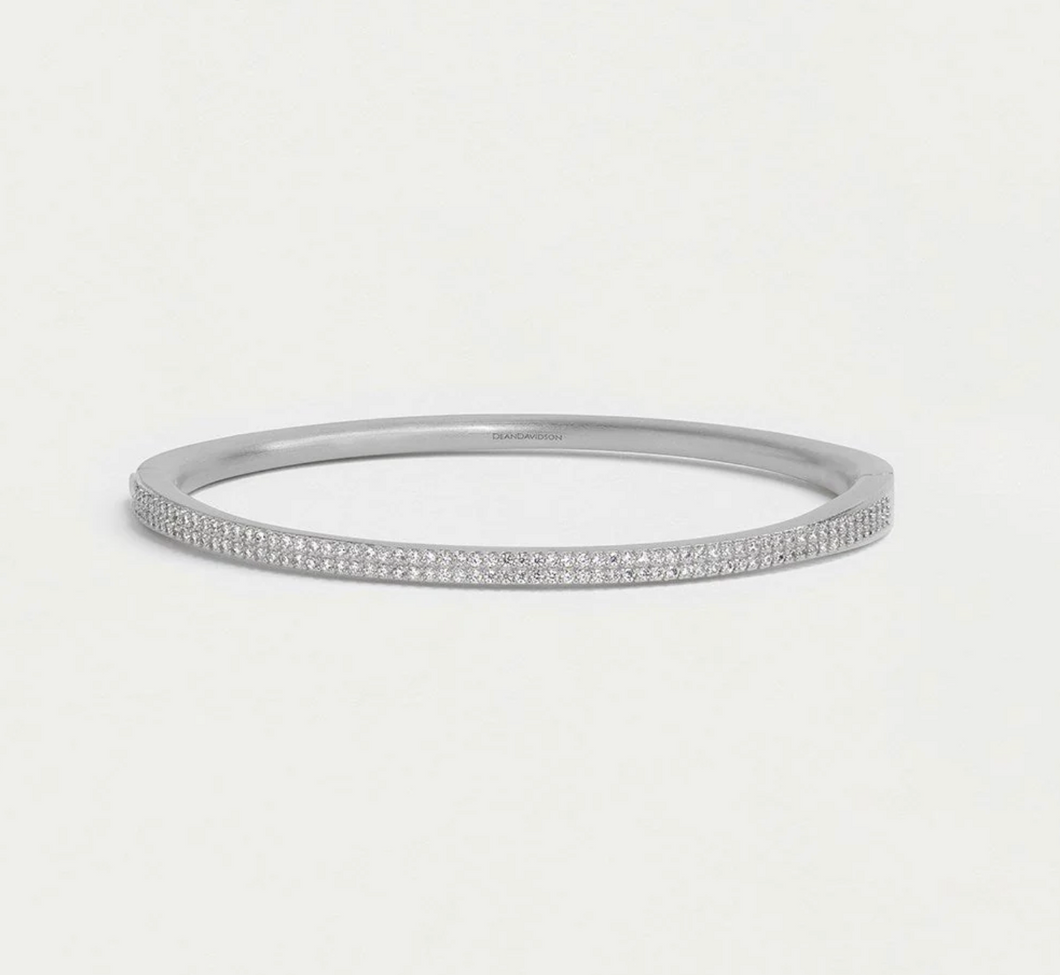 SIGNATURE PAVE HINGE BANGLE