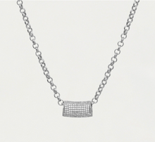 Load image into Gallery viewer, PAVE TUBE NECKLACE
