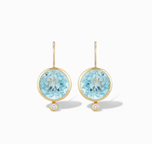 Load image into Gallery viewer, TINI MINI DROP EARRINGS (Blue Topaz)
