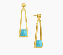 Load image into Gallery viewer, NOMAD MINI GEMSTONE DROP EARRINGS
