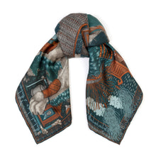 Load image into Gallery viewer, SABINA SAVAGE 90CM SILK TWILL SCARF
