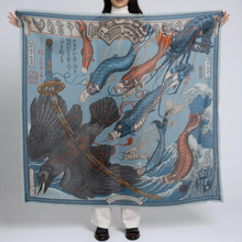 Load image into Gallery viewer, SABINA SAVAGE WOOL SILK SCARF
