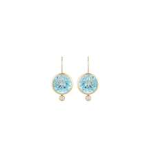Load image into Gallery viewer, TINI MINI DROP EARRINGS (Blue Topaz)

