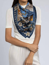 Load image into Gallery viewer, SABINA SAVAGE 90CM SILK TWILL SCARF
